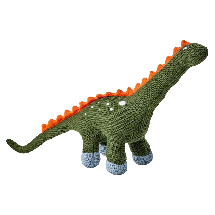 RICE Strikket plyslegetøj til børn - dinosaurform (KITOY-PTDIN) i gruppen LEGETØJ, BØRN & BABY / Babyleg (0-3 år) / Tøjdyr hos TP E-commerce Nordic AB (D07200)