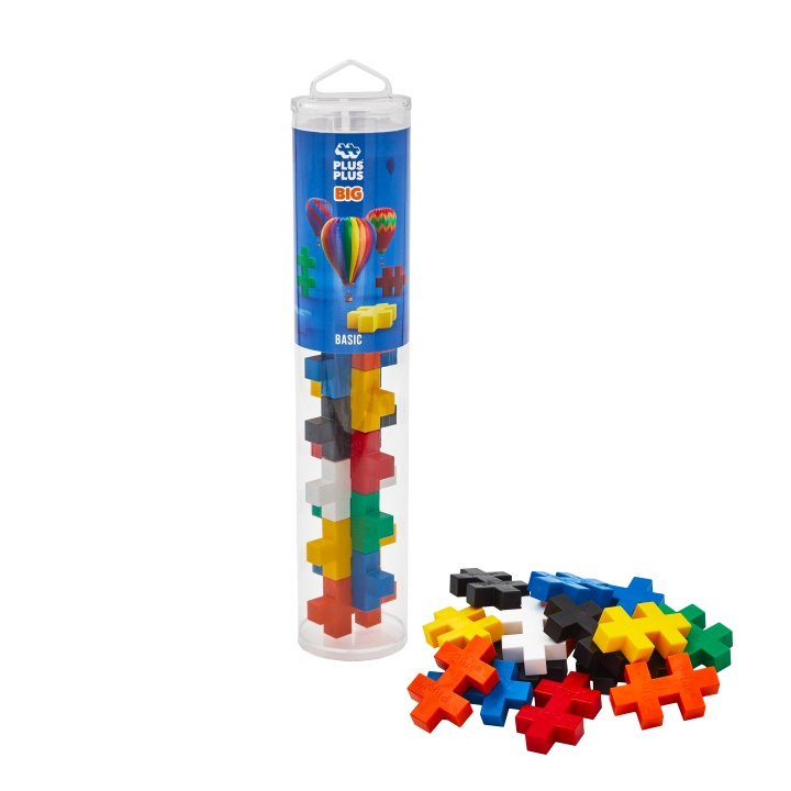 Plus Plus BIG Basic /15stk Tube (3224) i gruppen LEGETØJ, BØRN & BABY / Legetøj / Bygge legesager / Klodser hos TP E-commerce Nordic AB (D07277)