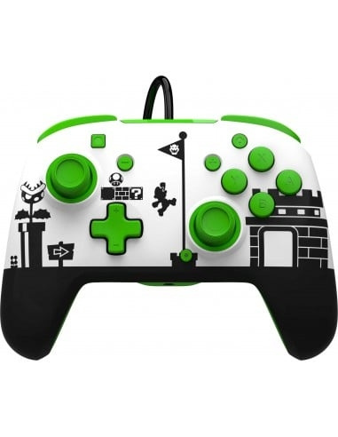 PDP Gaming Rematch Wired Controller Super Mario Retro Licensed Switch i gruppen HJEMMEELEKTRONIK / Spilkonsoller og tilbehør / Nintendo Switch / Tilbehør hos TP E-commerce Nordic AB (D07307)