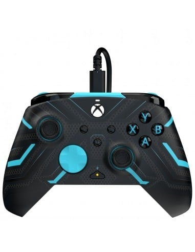 PDP Gaming Rematch Wired Controller Titan Steel GLOW Xbox i gruppen HJEMMEELEKTRONIK / Spilkonsoller og tilbehør / Xbox Series X / Tilbehør hos TP E-commerce Nordic AB (D07343)