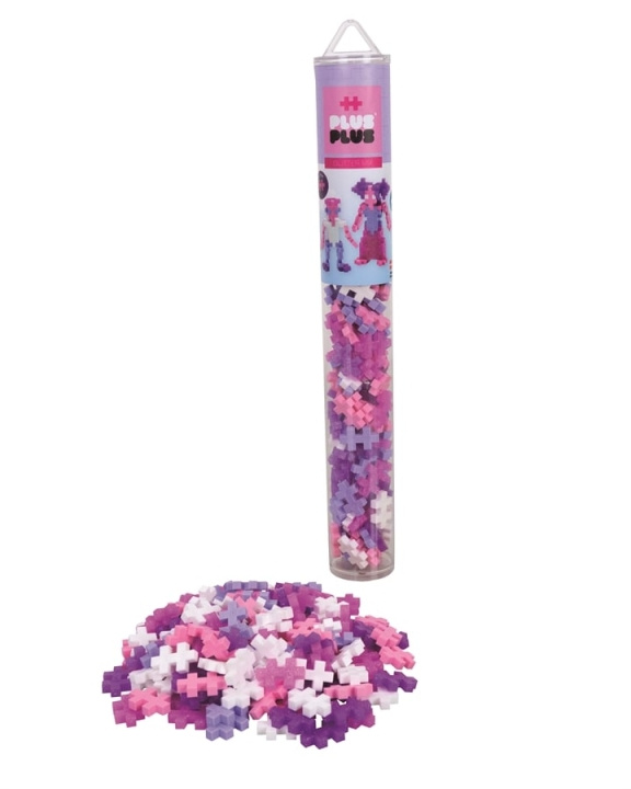 Plus Plus Rør med 100 stk - Glitter Mix (4244) i gruppen LEGETØJ, BØRN & BABY / Legetøj / Bygge legesager / Klodser hos TP E-commerce Nordic AB (D07363)