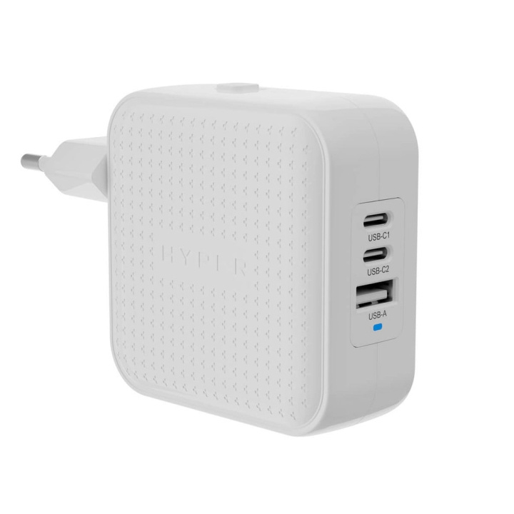 Targus Hyper - HyperJuice 70W USB-C GaN rejseoplader (2C+1A) - Hvid i gruppen SMARTPHONES & TABLETS / Opladere og kabler / Vægoplader / Væg oplader Type C hos TP E-commerce Nordic AB (D07492)