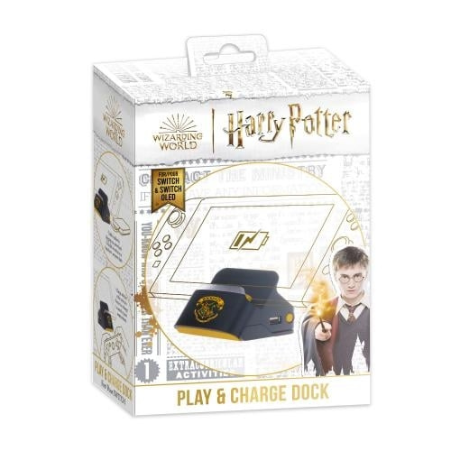 Trade Invaders Harry Potter-Nintendo Switch 2-i-1-dockingstation og stander-Sort Hogwarts i gruppen HJEMMEELEKTRONIK / Spilkonsoller og tilbehør / Nintendo Switch / Tilbehør hos TP E-commerce Nordic AB (D07536)