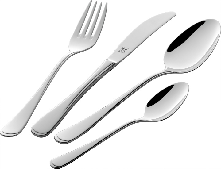 Zwilling Jessica (poleret) - Sølv/sort - Menusæt 24-pcs i gruppen HJEM, HUS & HAVE / Køkkenredskaber / Øvrige køkkenredskaber hos TP E-commerce Nordic AB (D07688)