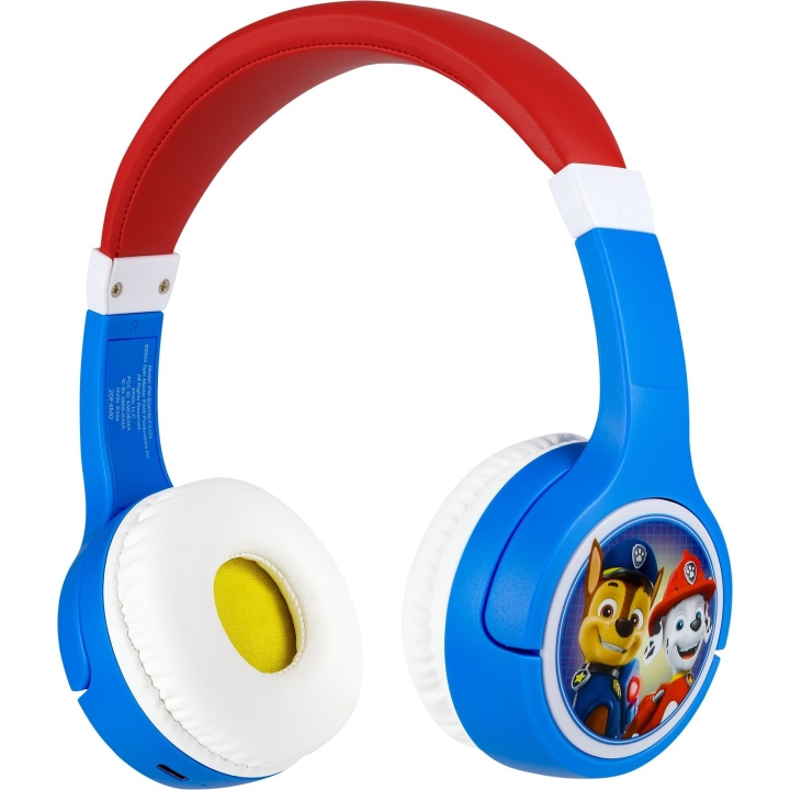 Upcoming Minds Ekids - Paw Patrol Bluetooth-hovedtelefoner i gruppen HJEMMEELEKTRONIK / Lyd & billede / Hovedtelefoner & Tilbehør / Hovedtelefoner hos TP E-commerce Nordic AB (D07693)
