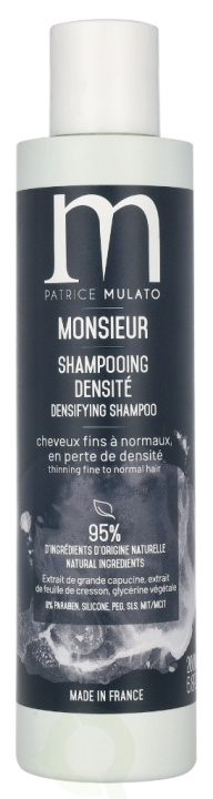 Patrice Mulato P. Mulato Monsieur Density Shampoo 200 ml i gruppen SKØNHED & HELSE / Hår og styling / Hårpleje / Shampoo hos TP E-commerce Nordic AB (D08280)