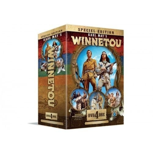 Winnetou Collection (4-disc) - DVD - Karl Mays Classics i gruppen HJEMMEELEKTRONIK / Lyd & billede / Tv og tilbehør / Film / DVD hos TP E-commerce Nordic AB (D08431)