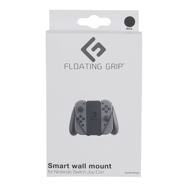 FLOATING GRIP Nintendo Switch Joy-Con vægbeslag sort/grå i gruppen HJEMMEELEKTRONIK / Spilkonsoller og tilbehør / Nintendo Switch / Tilbehør hos TP E-commerce Nordic AB (D08475)