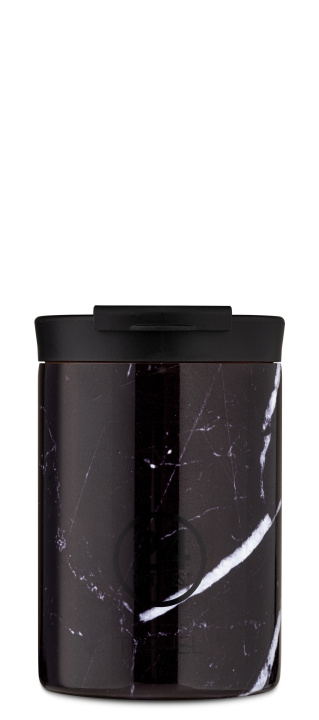 24Bottles Rejsetumbler 0,35 L - sort marmor (24B610) i gruppen SPORT, FRITID & HOBBY / Friluftsliv / Termokander & vandflasker hos TP E-commerce Nordic AB (D08719)