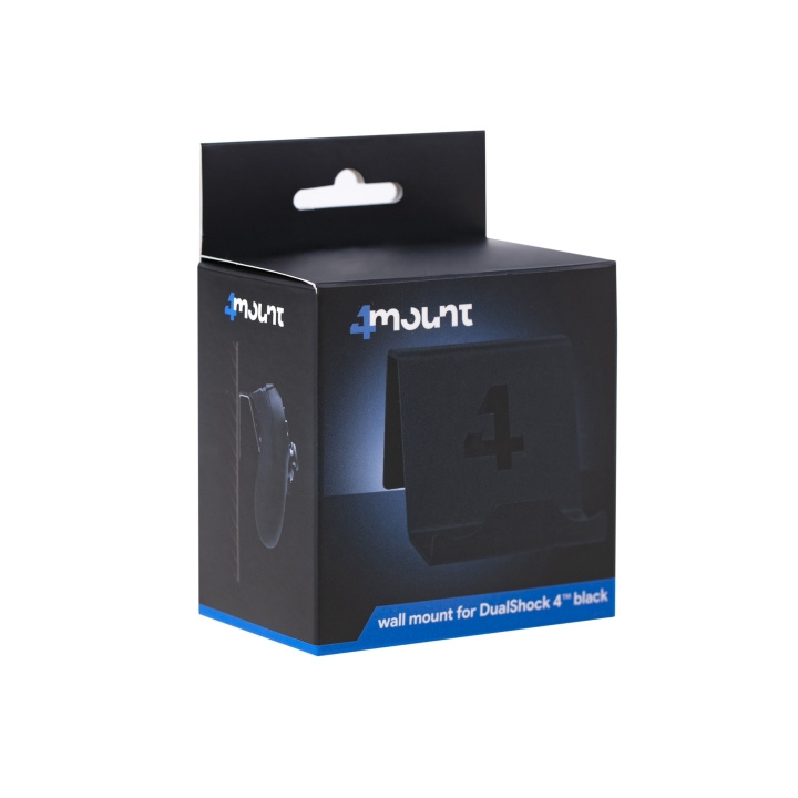 4Mount Vægbeslag til controller DS4 - sort i gruppen HJEMMEELEKTRONIK / Spilkonsoller og tilbehør / Sony PlayStation 4 / Tilbehør hos TP E-commerce Nordic AB (D08787)