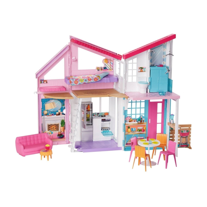 Barbie Malibu House legesæt (FXG57) i gruppen LEGETØJ, BØRN & BABY / Legetøj / Docks og tilbehør hos TP E-commerce Nordic AB (D08859)
