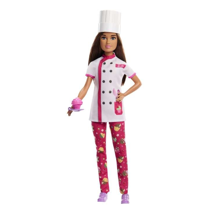 Barbie Dukke med karriere som konditor (HKT67) i gruppen LEGETØJ, BØRN & BABY / Legetøj / Docks og tilbehør hos TP E-commerce Nordic AB (D08918)