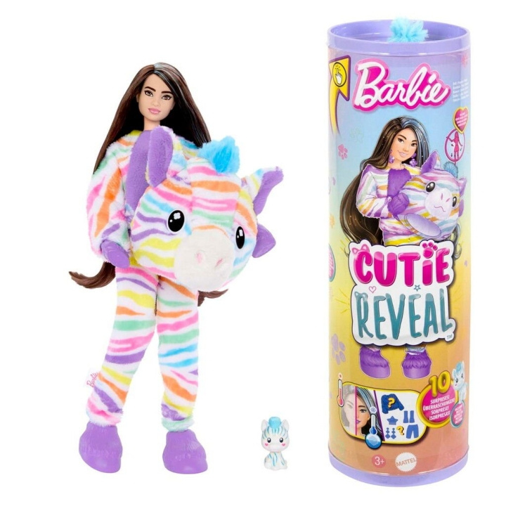 Barbie Cutie Reveal Color Dreams - Zebra (960-2479) i gruppen LEGETØJ, BØRN & BABY / Legetøj / Docks og tilbehør hos TP E-commerce Nordic AB (D08922)