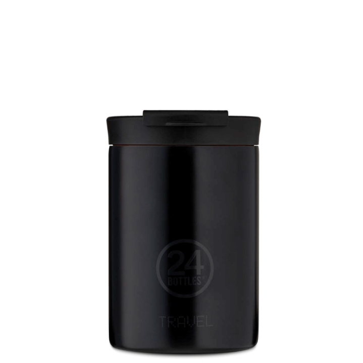 24Bottles Drikkedunk 0,35 L - smoking sort (24B629) i gruppen SPORT, FRITID & HOBBY / Friluftsliv / Termokander & vandflasker hos TP E-commerce Nordic AB (D08928)