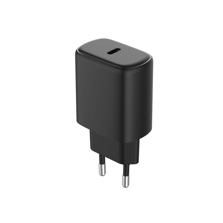 Gear Oplader 220V 1xUSB-C Pd 20W Sort i gruppen SMARTPHONES & TABLETS / Opladere og kabler / Vægoplader / Væg oplader Type C hos TP E-commerce Nordic AB (D09187)