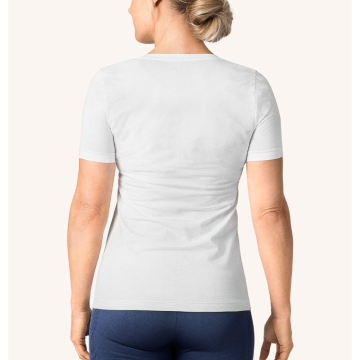 SWEDISH POSTURE T-shirt Dame Posture Reminder Hvid XL i gruppen SPORT, FRITID & HOBBY / Accessories / T-shirts hos TP E-commerce Nordic AB (D09231)