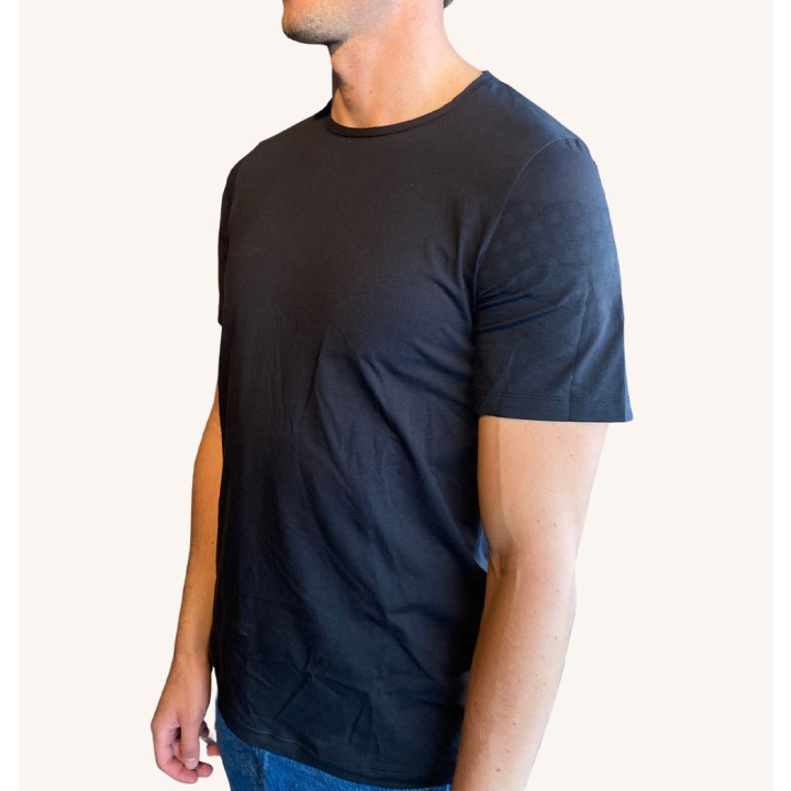 SWEDISH POSTURE Alignment T-Shirt Cotton S Men Black i gruppen SPORT, FRITID & HOBBY / Accessories / T-shirts hos TP E-commerce Nordic AB (D09236)