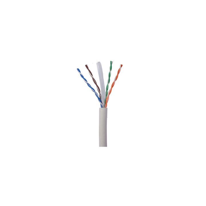 North Nätverkskabel Cat6A UTP Vit 50m kontaktlös Solid 10Gb/s 500MHz 26awg CM i gruppen COMPUTERTILBEHØR / Kabler og adaptere / Netværkskabler / Cat6 hos TP E-commerce Nordic AB (D09259)
