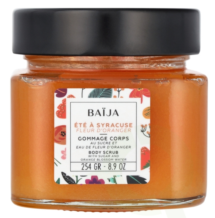 Baija Paris Baija Ete A Syracuse Body Scrub 254 g Orange Blossom i gruppen SKØNHED & HELSE / Hudpleje / Ansigt / Scrub / Peeling hos TP E-commerce Nordic AB (D09384)