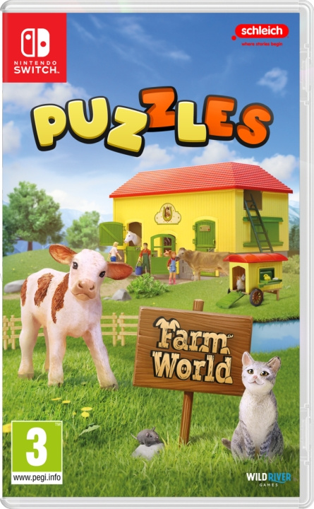 Schleich Puzzles FARM WORLD (Switch) i gruppen HJEMMEELEKTRONIK / Spilkonsoller og tilbehør / Nintendo Switch / Spil hos TP E-commerce Nordic AB (D09890)