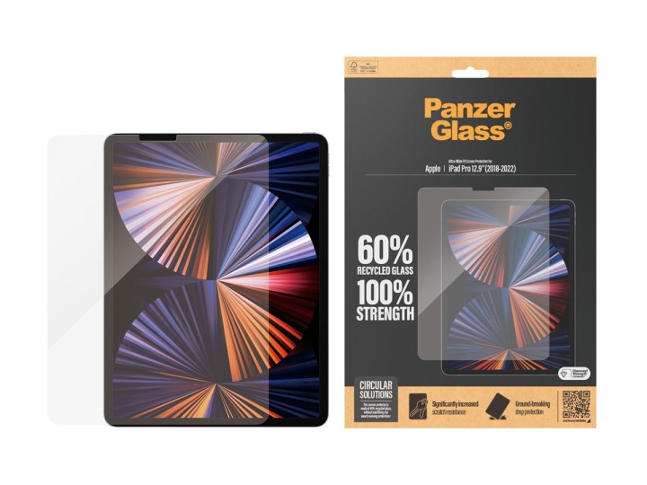 PanzerGlass Apple 12.9-inch iPad Pro (3. generation, 4. generation, 5. generation, 6. generation) i gruppen SMARTPHONES & TABLETS / Tablet beskyttelse / Apple iPad hos TP E-commerce Nordic AB (D10180)