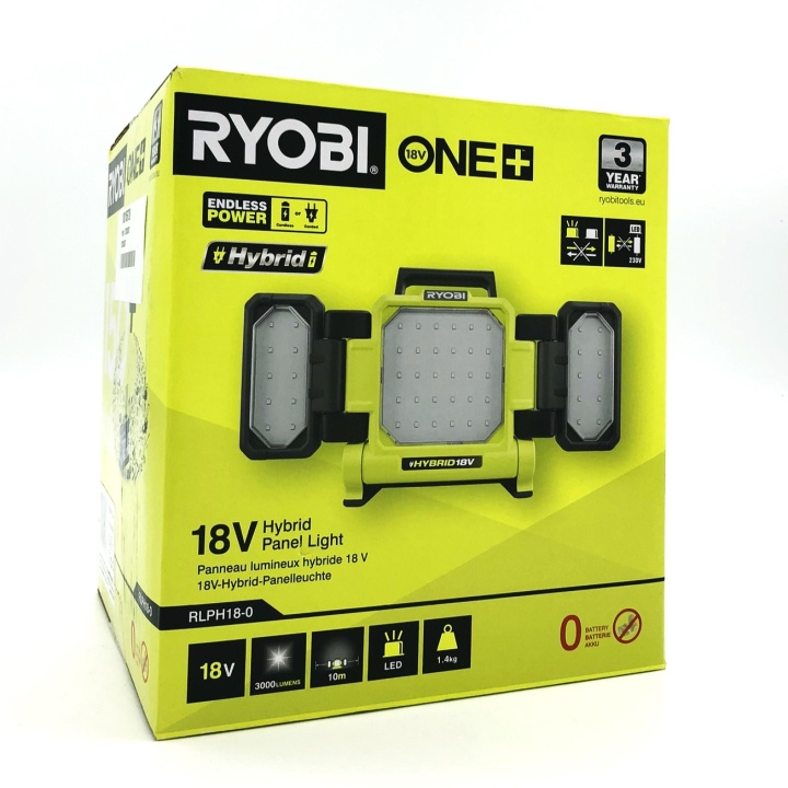 Ryobi RLPH18-0 ONE+ 18V Arbejdslampe – Solo i gruppen HJEM, HUS & HAVE / Værktøj / Øvrigt elværktøj hos TP E-commerce Nordic AB (D10191)