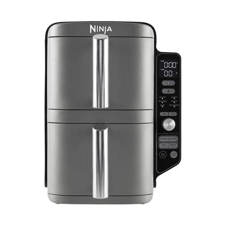 Ninja SL400EU Double Stack XL Airfryer 2.47kW Grå i gruppen HJEM, HUS & HAVE / Husholdningsapparater / Airfryers & Friture hos TP E-commerce Nordic AB (D10235)