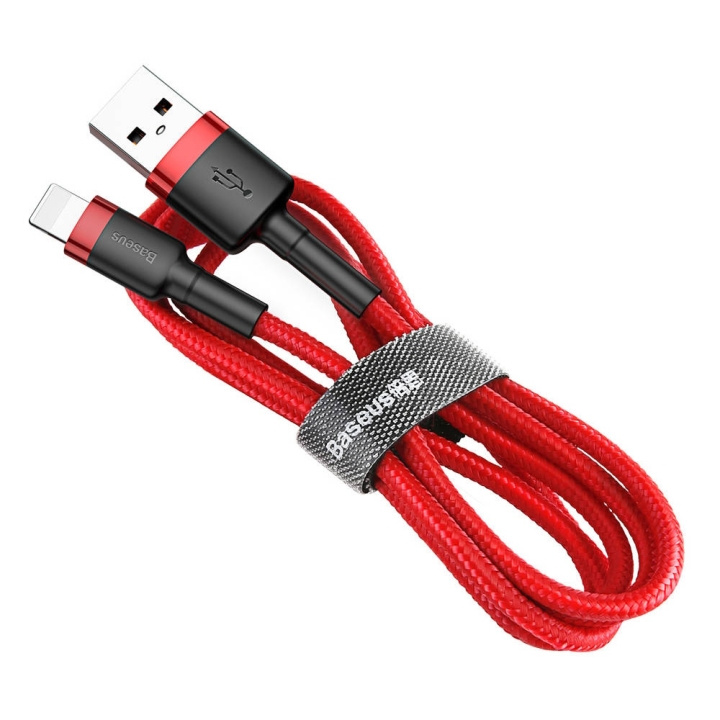 Baseus Cafule USB til Lightning 2m Rød i gruppen COMPUTERTILBEHØR / Kabler og adaptere / USB / USB-C hos TP E-commerce Nordic AB (D10238)