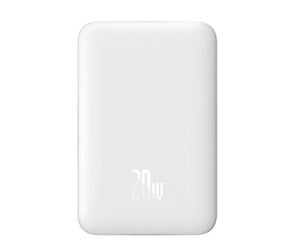 Baseus Magnetic 10000mAh 20W MagSafe Powerbank White i gruppen SMARTPHONES & TABLETS / Opladere og kabler / Powerbanks hos TP E-commerce Nordic AB (D10313)