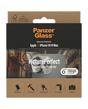 PanzerGlass Camera Protection iPhone 14/14 Plus i gruppen SMARTPHONES & TABLETS / Mobil Beskyttelse / Apple / iPhone 14 hos TP E-commerce Nordic AB (D10377)