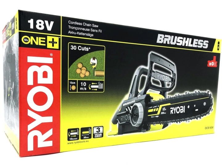 Ryobi One+ OCS1830 Kædesav Elektrisk 3.2kg i gruppen HJEM, HUS & HAVE / Have og gårdhave / Haveværktøjer hos TP E-commerce Nordic AB (D10387)