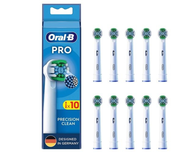 Oral B Precision Clean Tandbørstehoveder 10 stk i gruppen SKØNHED & HELSE / Oral pleje / Tilbehør til elektriske tandbørster hos TP E-commerce Nordic AB (D10460)