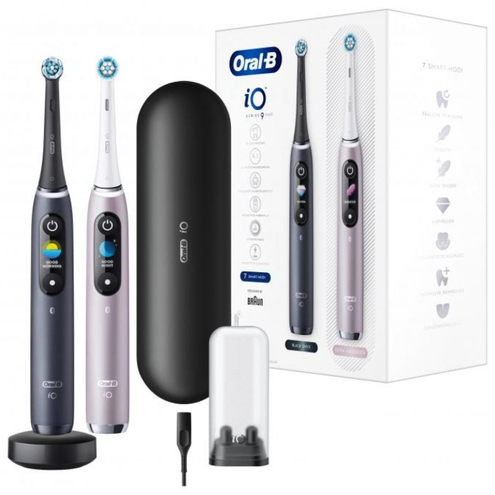 Oral B Procter & Gamble Elektrisk Tandbørste iO9 Duo 7 Børsteindstillinger Genopladelig i gruppen SKØNHED & HELSE / Oral pleje / Elektriske tandbørster hos TP E-commerce Nordic AB (D10496)