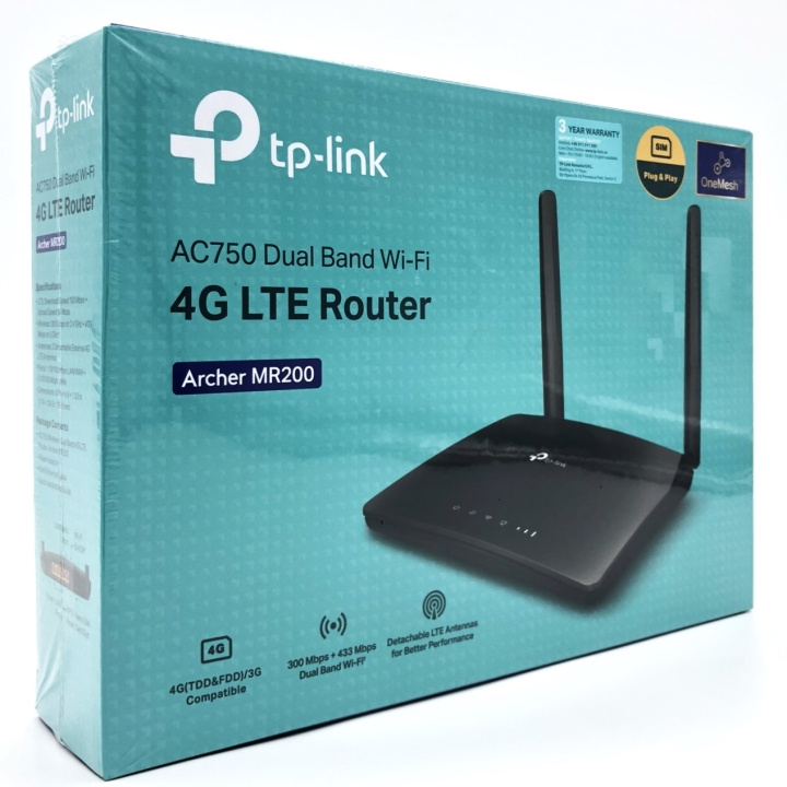 TP-Link Archer MR200 Trådløs router Desktop i gruppen COMPUTERTILBEHØR / Netværk / Routere hos TP E-commerce Nordic AB (D10512)