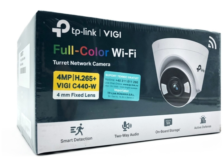 TP-Link VIGI C440-W V1 Netværksovervågningskamera 2560 x 1440 i gruppen HJEM, HUS & HAVE / Alarm, Sikkerhed & Overvågning / Overvågningskameraer / Digital (netværk) / Indendørs kameraer hos TP E-commerce Nordic AB (D10535)