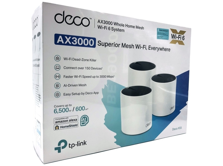 TP-Link Deco X55 V1.60 Wi-Fi-system Desktop i gruppen COMPUTERTILBEHØR / Netværk / WiFi forlængere hos TP E-commerce Nordic AB (D10539)
