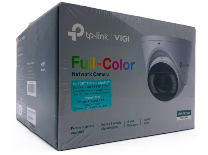 TP-Link VIGI C445 V1 Netværksovervågningskamera 2880 x 1620 i gruppen HJEM, HUS & HAVE / Alarm, Sikkerhed & Overvågning / Overvågningskameraer / Digital (netværk) / Indendørs kameraer hos TP E-commerce Nordic AB (D10544)
