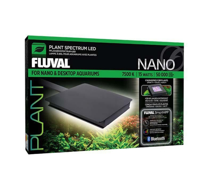 Fluval Nano Plant Led 15W 12.7X12.7Cm - (120.8384) i gruppen HJEM, HUS & HAVE / Tilbehør til dyr / Akvarium tilbehør hos TP E-commerce Nordic AB (D10777)