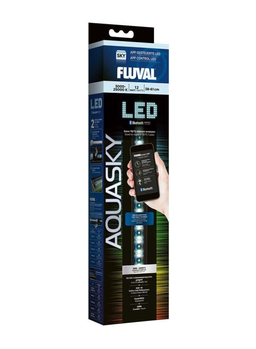 Fluval Aquasky Led 12W 38-61Cm - (120.8300) i gruppen HJEM, HUS & HAVE / Tilbehør til dyr / Akvarium tilbehør hos TP E-commerce Nordic AB (D10843)