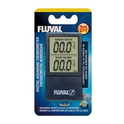 Fluval 2-i-1 digitalt akvarietermometer - (H11193) i gruppen HJEM, HUS & HAVE / Tilbehør til dyr / Akvarium tilbehør hos TP E-commerce Nordic AB (D10845)