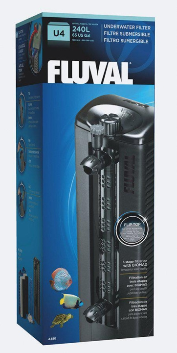 Fluval Indvendigt filter U4 1000L/H til akvarier <240L - (126.2480) i gruppen HJEM, HUS & HAVE / Tilbehør til dyr / Akvarium tilbehør hos TP E-commerce Nordic AB (D10855)