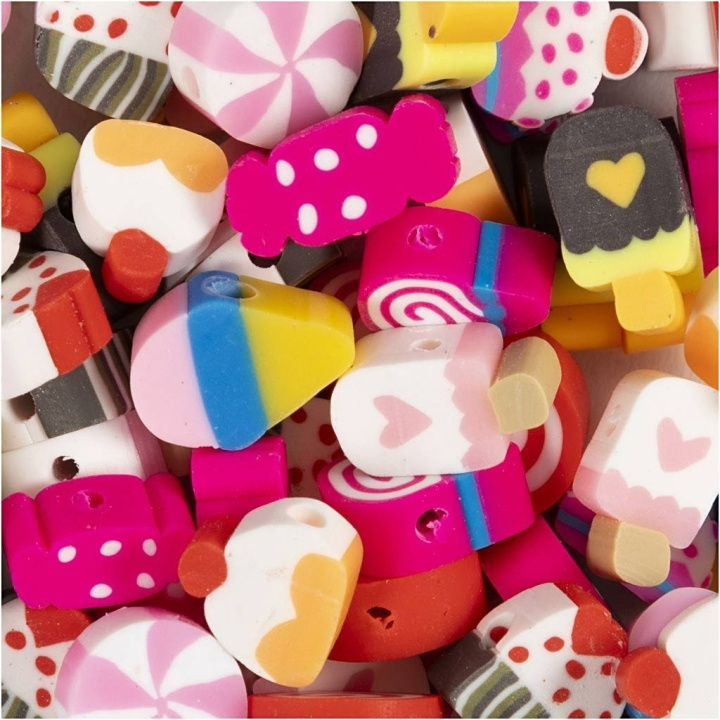 Creative Toys Figurperler - Slik, kage og is, 200 stk (69608) i gruppen SPORT, FRITID & HOBBY / Hobby / Perler / Plastperler hos TP E-commerce Nordic AB (D10903)