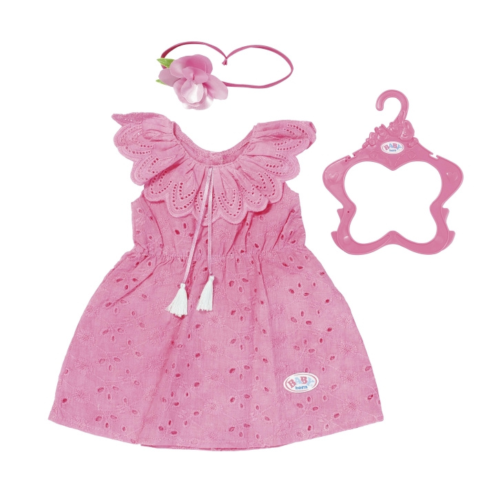 BABY BornBABY Born - Trendy blomsterkjole 43 cm (832684) i gruppen LEGETØJ, BØRN & BABY / Legetøj / Docks og tilbehør hos TP E-commerce Nordic AB (D10954)