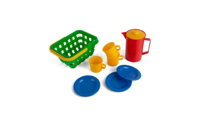 Dantoy Kaffe- og picnicsæt - 9 dele (4385) i gruppen LEGETØJ, BØRN & BABY / Legetøj / Legesæt hos TP E-commerce Nordic AB (D10975)