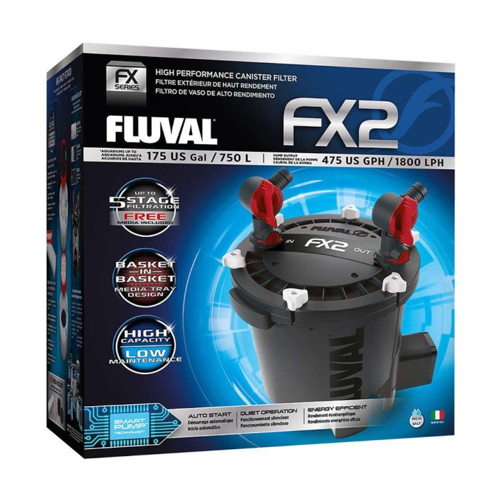Fluval Beholderfilter Fx2 1800L/H 27W til akvarier < 750L - (126.4520) i gruppen HJEM, HUS & HAVE / Tilbehør til dyr / Akvarium tilbehør hos TP E-commerce Nordic AB (D11068)
