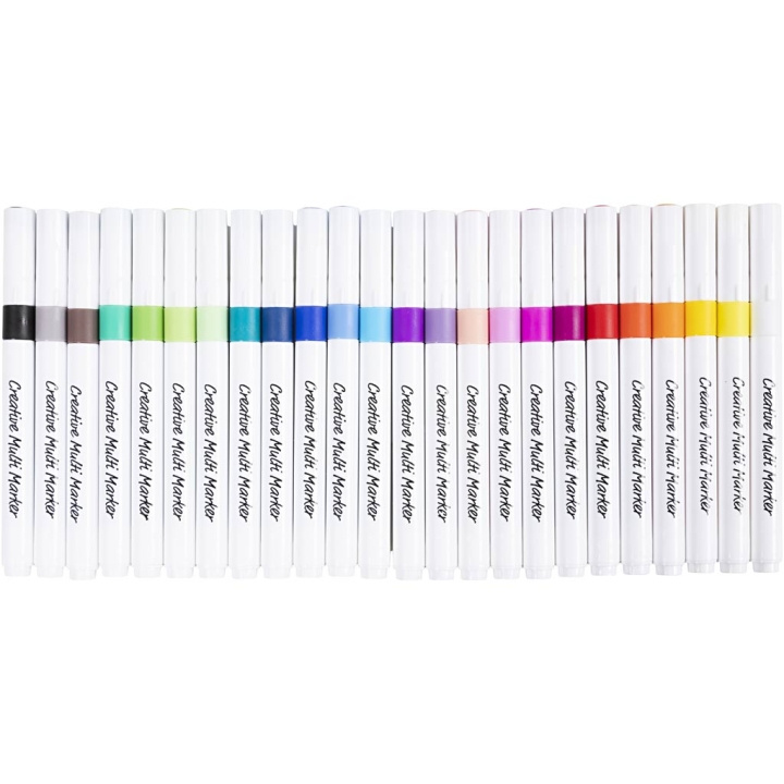 Creative Toys Creative Multi Marker 24 stk (39386) i gruppen SPORT, FRITID & HOBBY / Hobby / Mal & Tegn / Kuglepenne, Farveblyanter & Tuschpenne hos TP E-commerce Nordic AB (D11095)