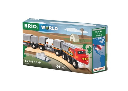 BRIO Santa Fe-toget (Verdens tog) - (36089) i gruppen LEGETØJ, BØRN & BABY / Legetøj / Bygge legesager / Brio togbaner hos TP E-commerce Nordic AB (D11117)