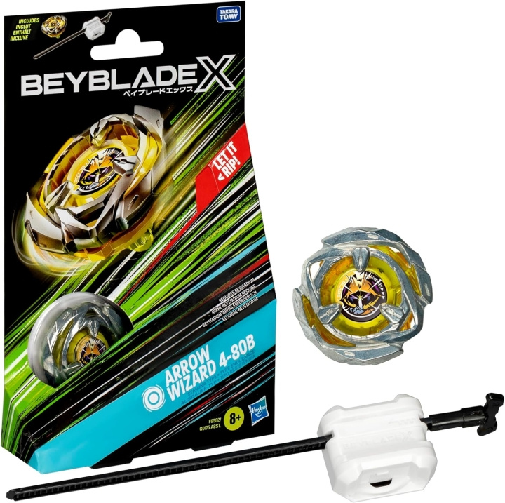 Beyblade X Starter Pack Top - Gul i gruppen LEGETØJ, BØRN & BABY / Legetøj / Legetøj hos TP E-commerce Nordic AB (D11278)