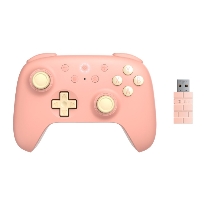 8Bitdo Ultimate 2C trådløs pad Peach i gruppen COMPUTERTILBEHØR / GAMING / Gamepad hos TP E-commerce Nordic AB (D11310)
