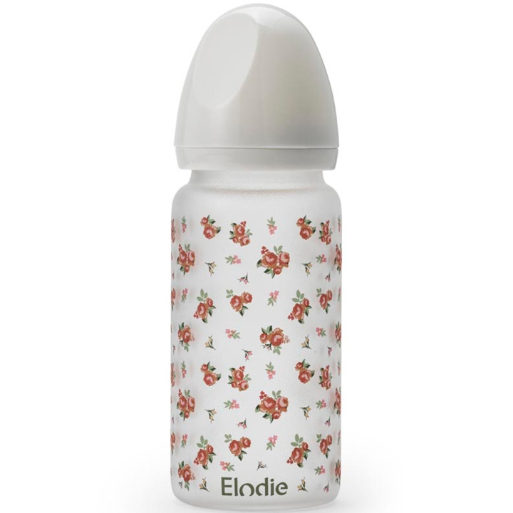 Elodie Details Glass Feeding Bottle, Autumn Rose i gruppen LEGETØJ, BØRN & BABY / Mad & Drikke / Børnebestik og tallerkener hos TP E-commerce Nordic AB (D11448)